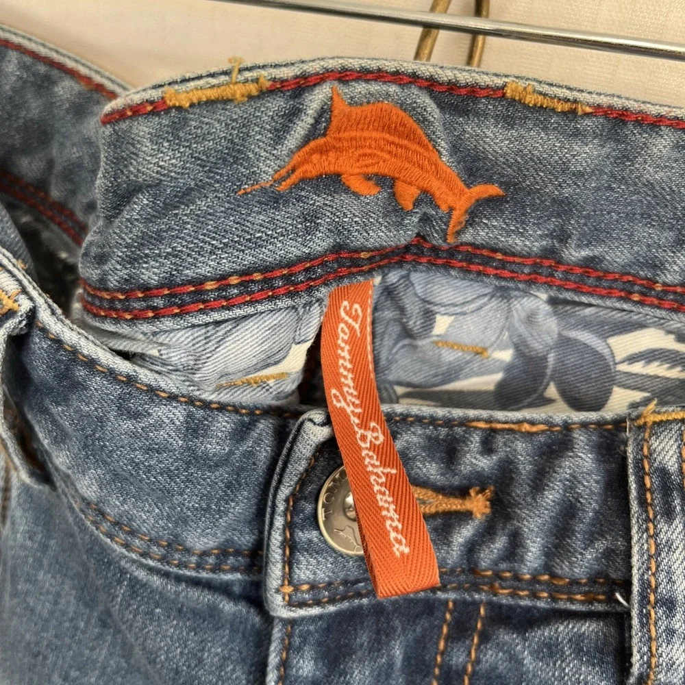 Men's TOMMY BAHAMA Jeans Cotton Blend Zip Fly Size 32 x 32